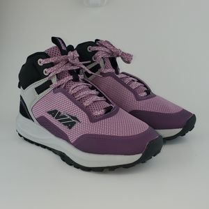 Avia Womens Avi Grit Hiking Boot Size 7 Black Purple Blue